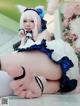 Coser@Sally多啦雪 (Sally Dorasnow): Nekopara Vanilla Lingerie (40 photos)